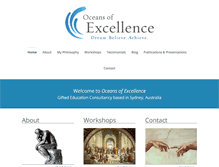 Tablet Screenshot of oceansofexcellence.com